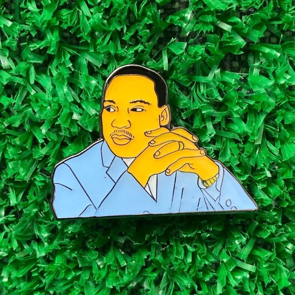 Martin Luther King Jr. Enamel Pin/ Brooch